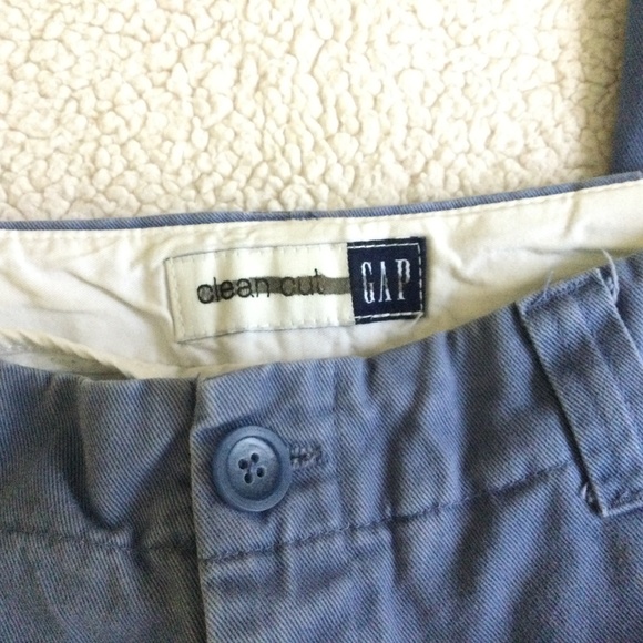 Vintage Y2K GAP Capris Cropped Pants Cotton Blue - Sz 4 - Picture 13 of 15